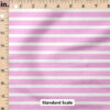 Ruler Scale for Boho Stripe (Bright Pink) by Julie Storie Designs